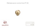 Мебельная ручка-кнопка Giusti РГ 615 WPO201.030.00R4 
