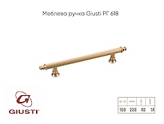 Меблева ручка Giusti РГ 618 WMN689.160.00R4