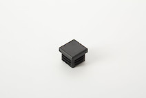 Пятка E квадрат 25x25 поз 54 черный (заглушка для трубы)