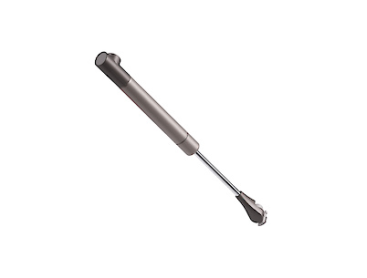 Газовий ліфт K12 Italiana Ferramenta для відкривання фасадів вниз довжина 164мм в кольорі графіт