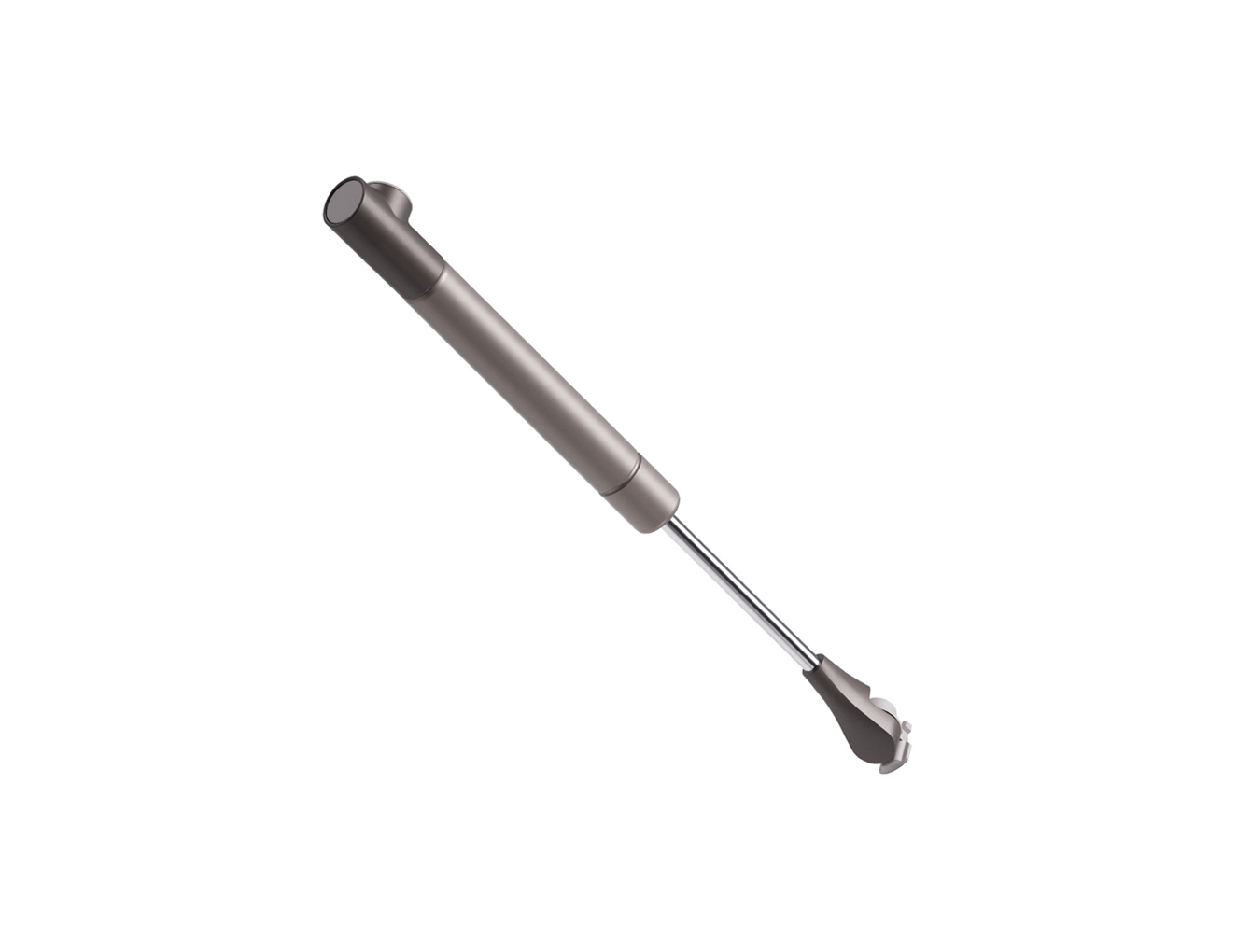 Газовый лифт K12 Italiana Ferramenta для открывания фасадов вниз длина 164мм в цвете графит