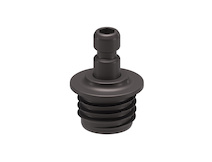 Кріплення газового ліфта K12 Italiana Ferramenta до боковини під запрессовку в кольорі графіт