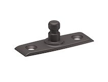 Кріплення газового ліфта K12 Italiana Ferramenta до боковини під прикручування в кольорі графіт