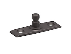 Крепление газового лифта K12 Italiana Ferramenta к боковине под прикручивание в цвете графит