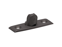 Кріплення газового ліфта K12 Italiana Ferramenta до фасаду під прикручування в кольорі графіт