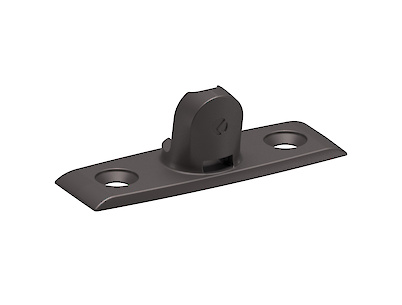 Крепление газового лифта K12 Italiana Ferramenta к фасаду под прикручивание в цвете графит