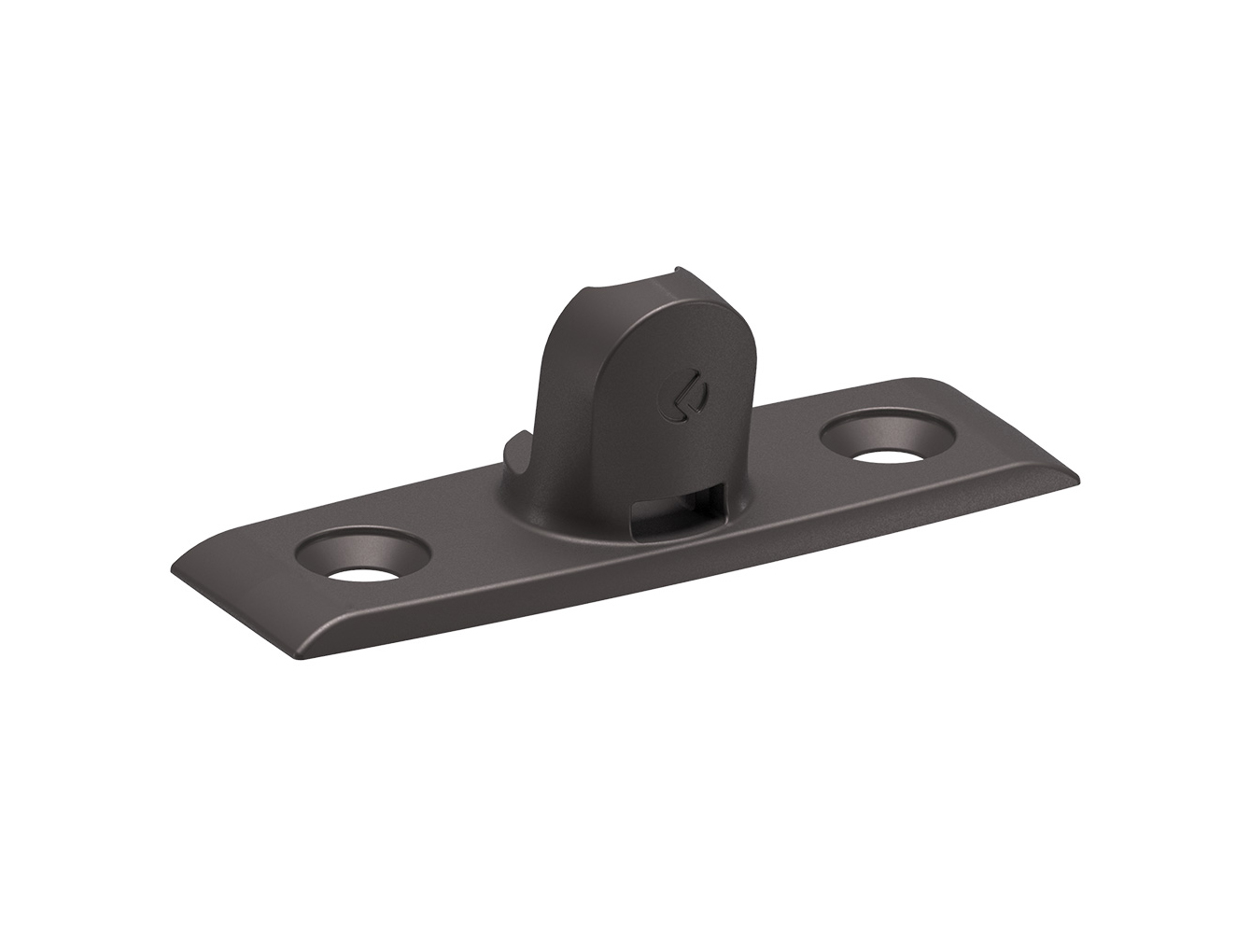 Кріплення газового ліфта K12 Italiana Ferramenta до фасаду під прикручування графіт