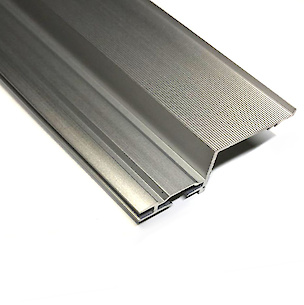 Алюминиевый профиль Italiana Ferramenta AL010 для настенного зеркала с подсветкой в цвете алюминий, длина 1980 мм