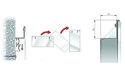 Профіль алюмінієвий Italiana Ferramenta AL010  хром