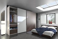 Комплект для розсувної системи Hettich Top Line XL з дотягувачами на 2 або 3 двері