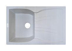 Мийка гранітна прямокутна Adamant NEW LINE 780х500х235, Білий 01