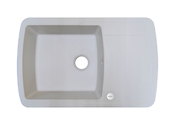 Мийка гранітна прямокутна Adamant OPTIMAX 780х500х200, Білий 01