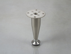 Мебельная ножка GTV с регулировкой BD-03 Н=100мм, сатин