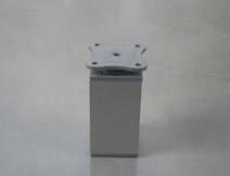 Меблева ніжка GTV з регулюванням DAKP-27 H=100мм алюміній