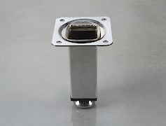 Мебельная ножка GTV с регулировкой SQA100 H=100мм, хром