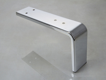 Мебельная ножка GTV MODERN D4 H=130мм, хром