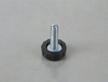 Меблева ніжка GTV з регулюванням STOPKA М6, чорний