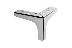 Мебельная ножка GTV STGY 135x135мм H=100мм, хром