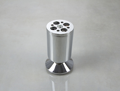 Мебельная ножка с регулировкой GTV BD-762 H=100мм, хром