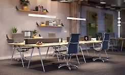 Нога мебельная GTV X-LINE с регулировкой наклона H=820мм, черная