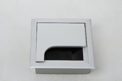 Заглушка под провода GTV MERIDA 80х80мм алюминий