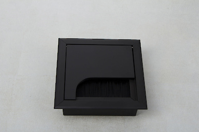 Заглушка под провода GTV MERIDA 80х80мм черный