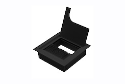 Заглушка под провода GTV MERIDA 80х80мм черный