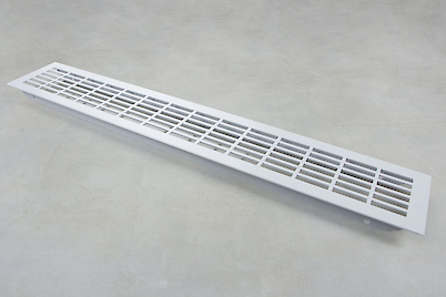 Вентиляционная решетка GTV алюминиевая 80x480мм, белая
