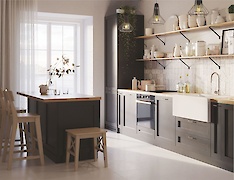 ​​​​​​​Вентиляційна решітка GTV алюмінієва 80x480мм, чорна