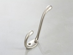 Меблевий гачок GTV MALAGA AO подвійний, сатин