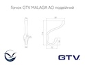 Мебельный крючок GTV MALAGA AO двойной
