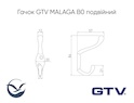 Мебельный крючок GTV MALAGA B0 двойной