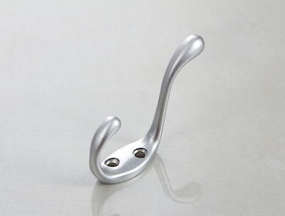 Меблевий гачок GTV MALAGA B0 подвійний, алюміній