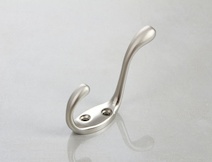 Мебельный крючок GTV MALAGA B0 двойной, сатин