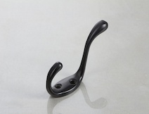 Мебельный крючок GTV MALAGA B0 двойной, черный