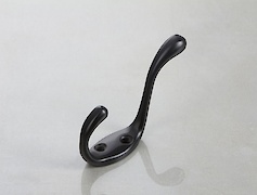 Меблевий гачок GTV MALAGA B0  подвійний, чорний