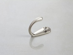 Меблевий гачок GTV MALAGA C0 одинарний, сатин