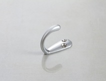 Мебельный крючок GTV MALAGA C0 одинарный, алюминий