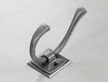 Мебельный крючок GTV MADRYT двойной, античное серебро