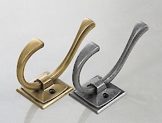 Гачок GTV MADRYT подвійний, античне срібло