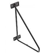 Полкодержатель консольный GTV BAR 200x160мм, черный матовый