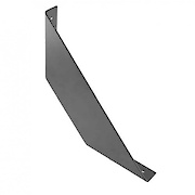 GTV Полкодержатель консольный FLAT 200x200мм, черный матовый