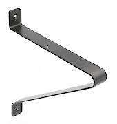 Полкодержатель консольный GTV GALA, 250x220мм, черный  матовый