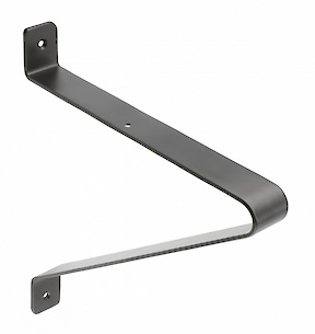 Полкодержатель консольный GTV GALA 250x220мм, черный матовый