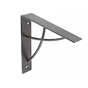 Полкодержатель консольный GTV NEO 180x180мм, черный матовый