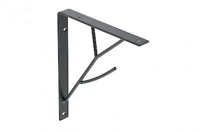 Полкодержатель консольный GTV TREE 170x200мм, черный матовый