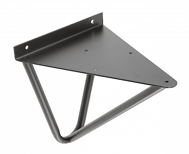 Полкодержатель консольный GTV WIRE 180x160мм, черный матовый