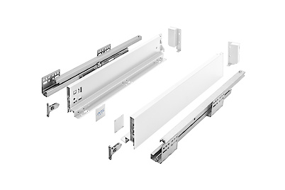 Комплект висувної шухляди GTV AXIS PRO H=86 L=500, білий