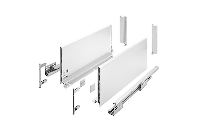 Комплект висувної шухляди GTV AXIS PRO H=200 L=500, білий