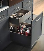 Передня панель GTV для шухляди AXIS PRO H=110мм L=1200мм, антрацит